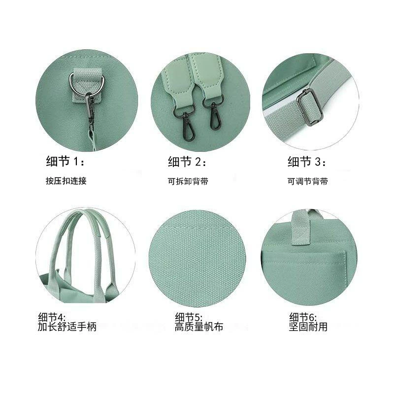 Capacious shopping bag, backpack, retro shoulder bag, handheld one-shoulder bag