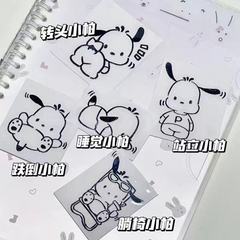 Ins風新型サンリオ金属シール3d立体アニメかわいいパチャ犬金属シール装飾防水シール