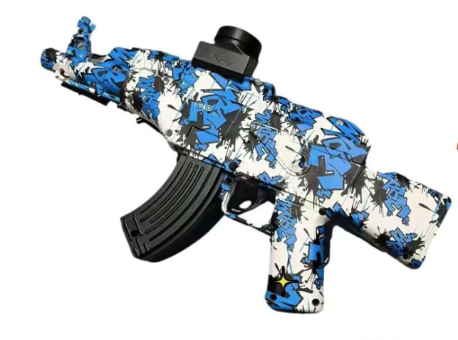 7.4V mini AK47 for pineapple bottle - blue