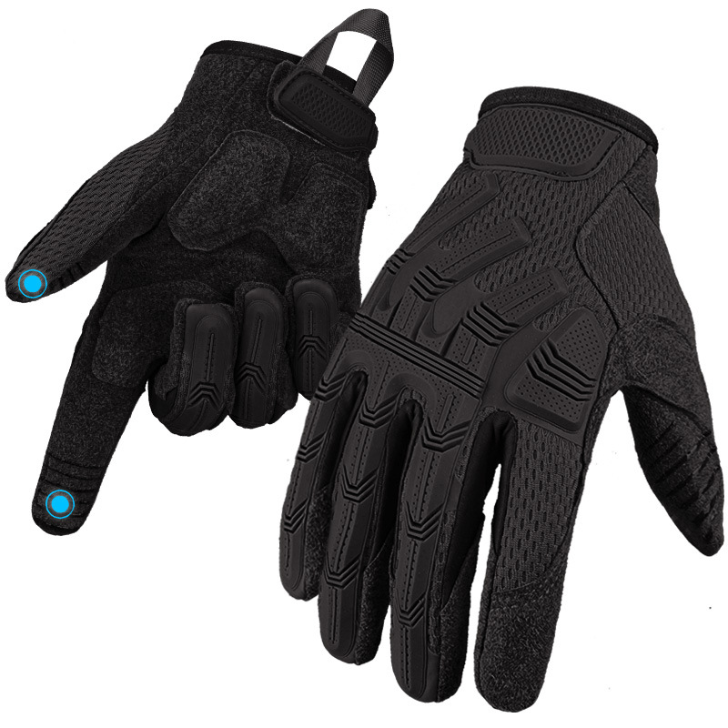 Protective Tactical Hiking Gloves Touch Screen Full Finger Combat_voghion.com