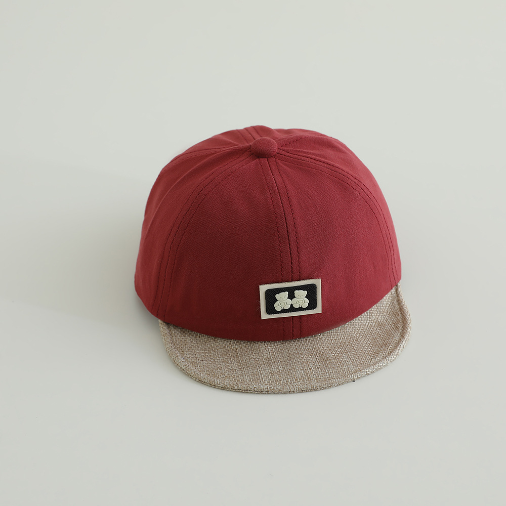 12-30 Sombrero para bebés primavera y otoño delgado ajustable gorra gorra gor