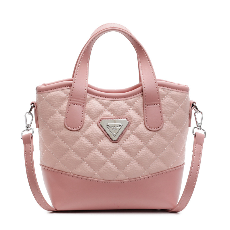 Bolso de mano de alta sensación lingue versátil para mujeres 2025, nuevo color extranjero, bolso de hombro, bolso de cubo de explosión