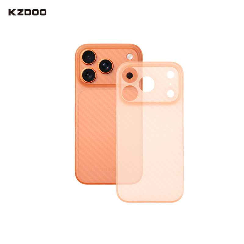 Kzdoo Is Suitable for iPhone 17 Promax Phone Case Cover Air Carbon Carbon Fiber Pattern Apple 17.16