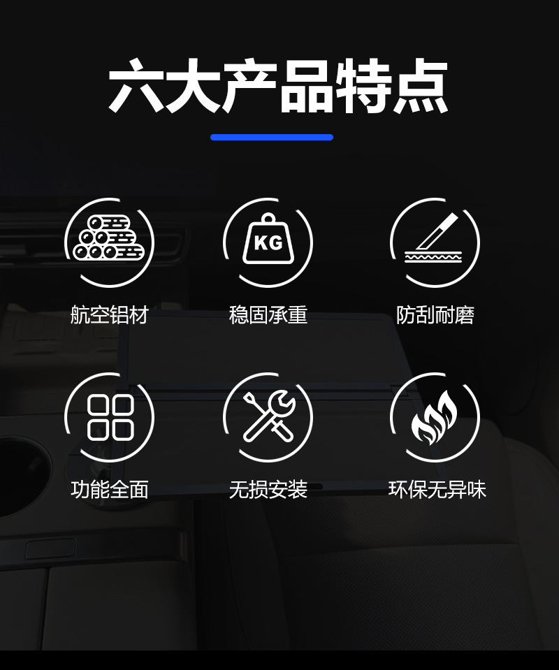 Ideal Car-Mounted Small Table, Small Round Table, Tea Tray, Makeup, Office, Computer Desk, Desktop