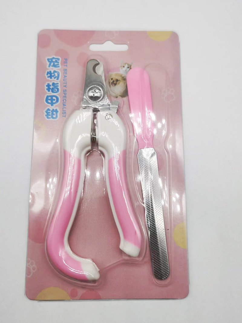 PET uñas tijeras gato perro Acero inoxidable uñas cortadoras belleza herramienta uñas Clippers mascotas suministros al por mayor