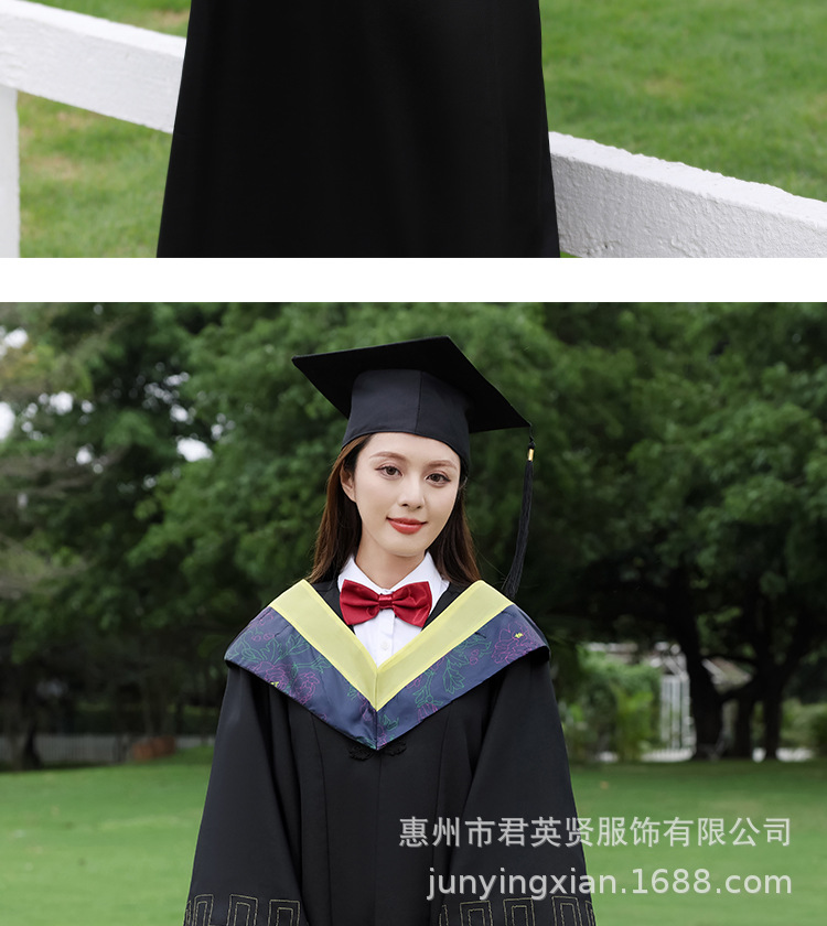 学士服批发 大学毕业学士服男女学院风工科本科文科学位服表演服-阿里巴巴