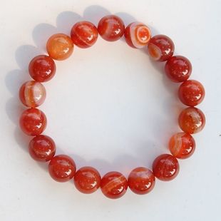 Natural Agate Peacock Green Ethnic Bracelet with Red Agate Inlay, Universal for Men and Women