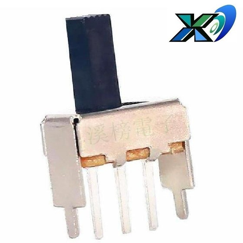 2位立式滑动开关三脚  2档立式拨动开关3脚   两位拨码开关2档2位