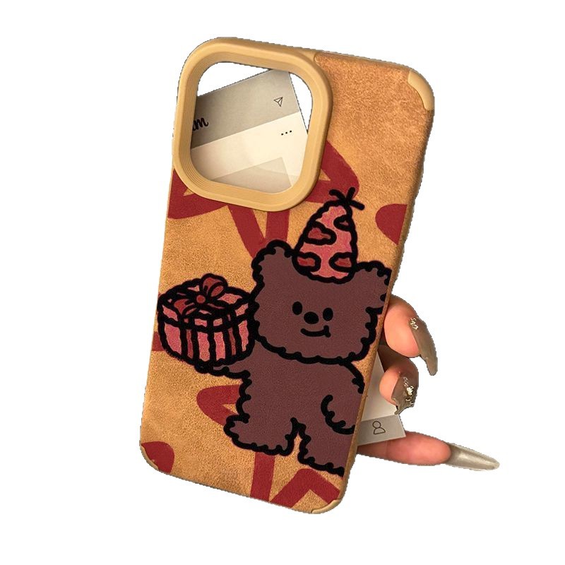 Regalo Bear para Apple 1716Promax Case iPhone One13 Resistente a la caída 12 / 11 / 14 Suave