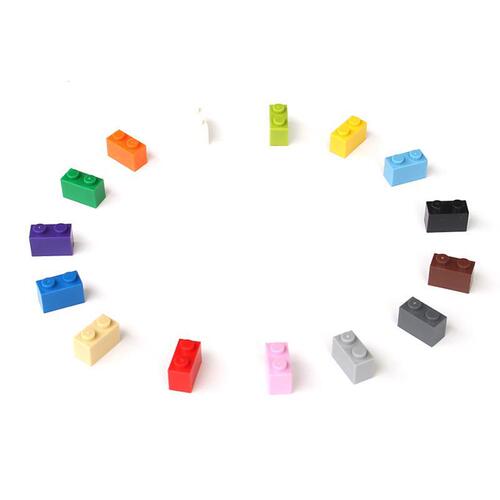 Compatible with LEGO 3004 small particle building block accessories basic parts bricks bulk parts high bricks 1X2 hole thickness