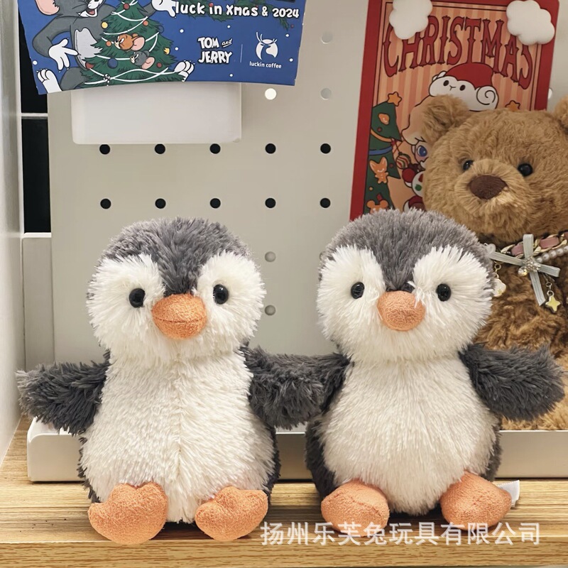 JC 楽しいピーナッツペンギン人形スケートボードスカーフペンギンぬいぐるみ子供のギフトなだめる人形ペンダントバッチ|undefined