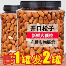 松子大东北开口大颗粒官方旗舰店手剥巴西2024新货特松籽生