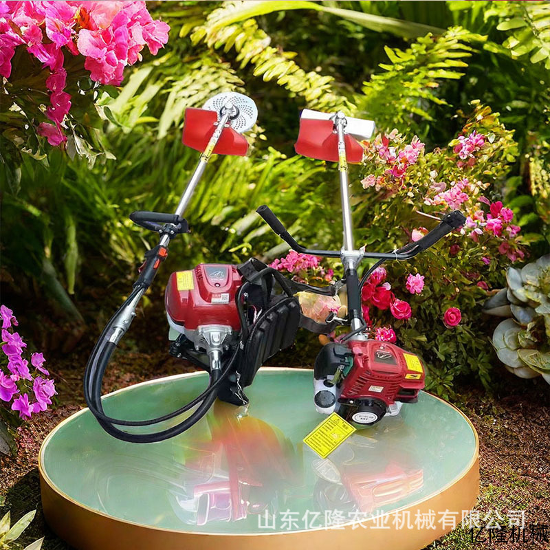 多功能小型园林除草机 侧佳式农用大功率割灌机四冲程开荒割草机