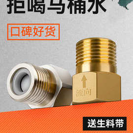 止回阀马桶全铜4分单向防反水卫生间水管止水阀防回水倒流止逆阀
