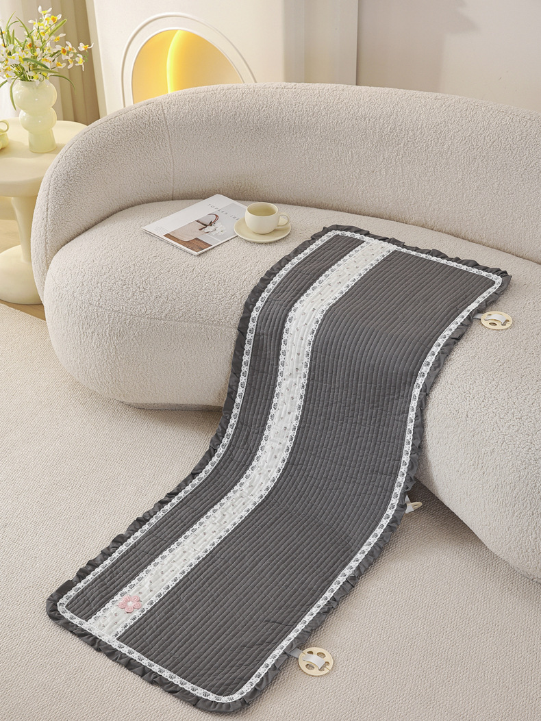 2026 new car seat cushion, pure cotton, suitable for all seasons, single-piece design for the driver's seat, long strip for the rear seat, non-slip, three-piece set