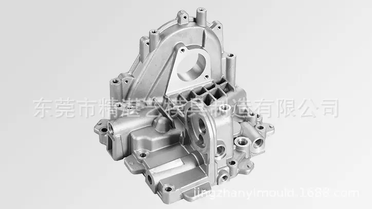 精湛艺模具厂制造 发动机冷却模块压铸件精雕深加工 5轴旋转雕刻