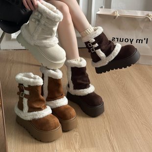 ��ů��Ь�ӽq���¶��⴩�Ӻ�ëëѩ��ѥŮ�¿����͹�2025��׶Ѷ�