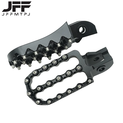 Suitable for Ktm/Husqvarna/Motorcycles Stainless Motorcycle pedals - black