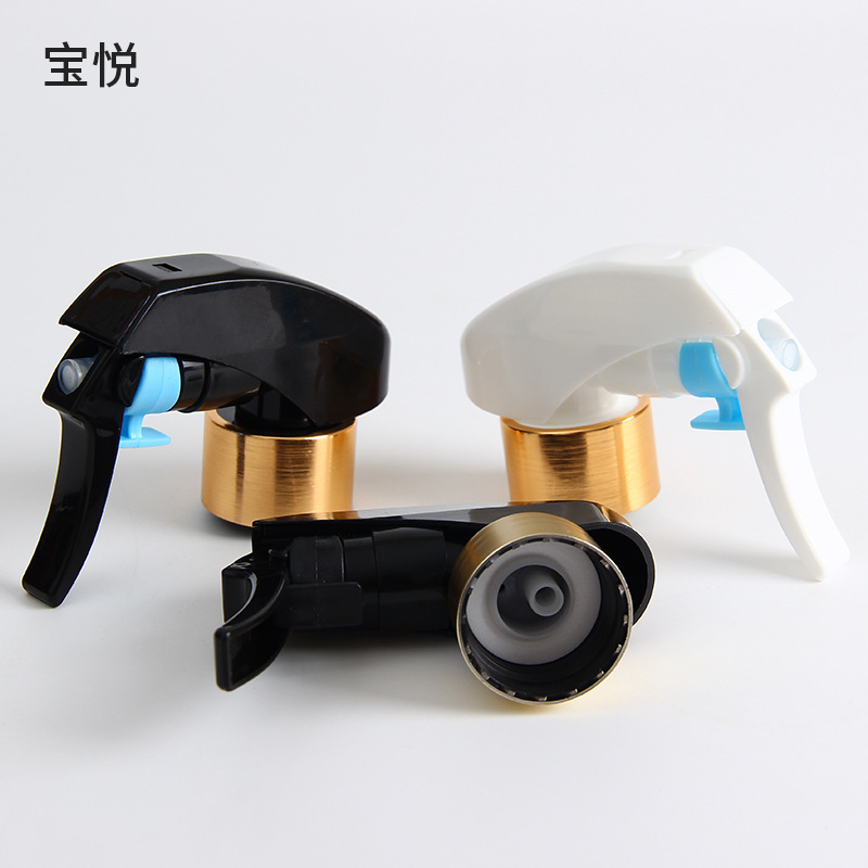 批发24口28口除甲醛喷雾塑料喷枪 PP酒精清洁消毒喷雾头花王枪