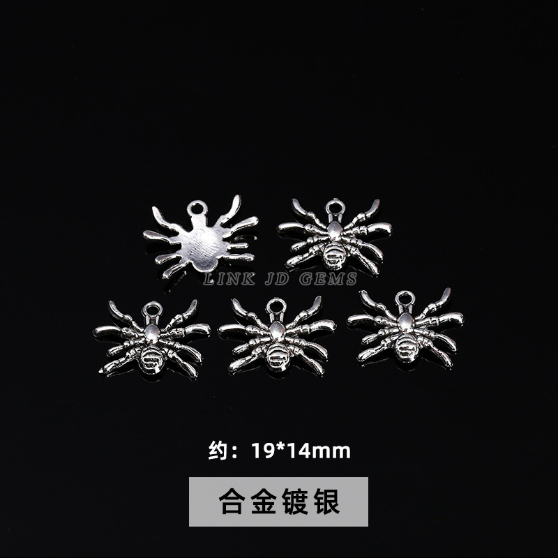 Alloy silver-plated spider