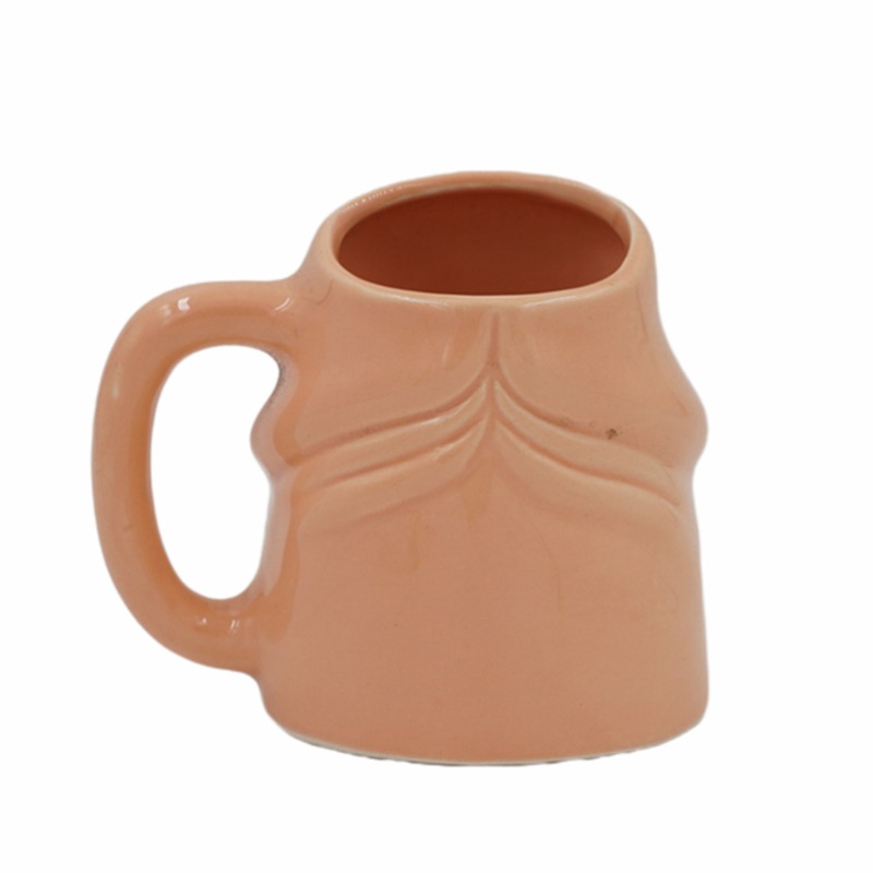 Taza de pecho de cuerpo humano de personalidad creativa nórdica de estilo ins Taza de cerámica Taza de café Arte corporal Taza de agua pequeña transfronteriza