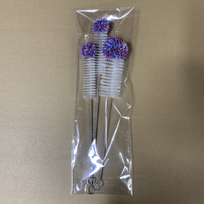 Cepillo de botella cepillo de algodón cepillo de botella de leche botella de vidrio cepillo de limpieza antiarañazos cepillo de nylon cocina transfronteriza Venta caliente botella de soda