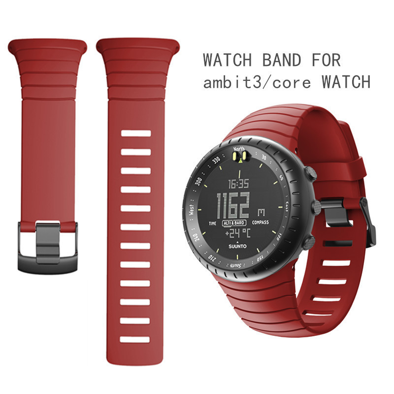 Suitable for Suunto Ambit3 123 Generation Multi-Purpose Silicone Watch Strap Suunto Core Tpe Watch Strap