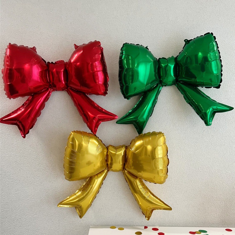 Navidad mini arco de película de aluminio globos paquete de decoración de fotos en línea accesorios de fondo restaurante cafetería