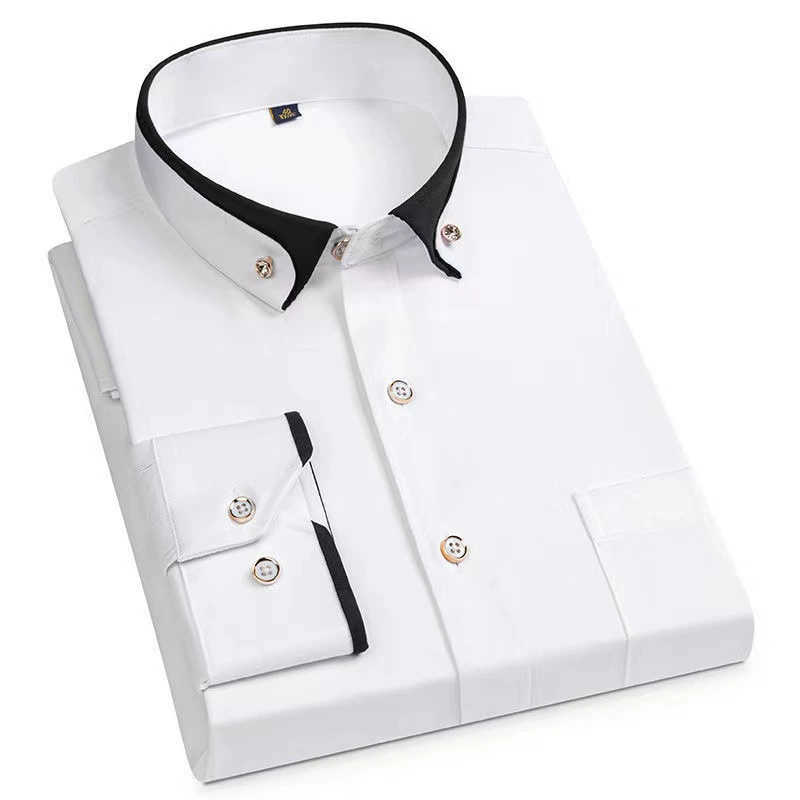Shirt, elastic long-sleeve