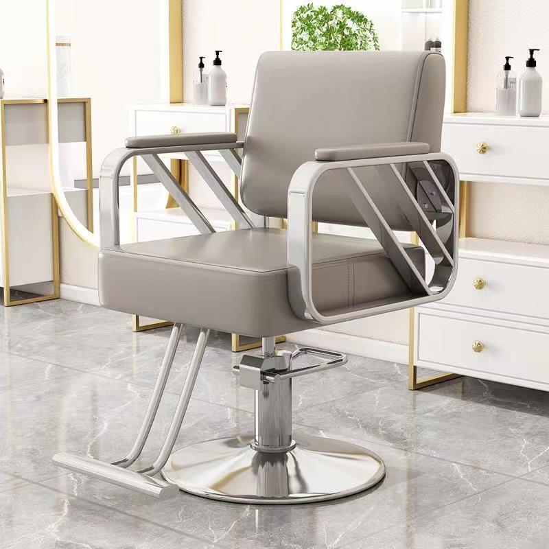 Peluquería Silla de pelo salón especial de corte de pelo taburete de alto grado teñido caliente asiento de elevación silla giratoria de pelo al por mayor