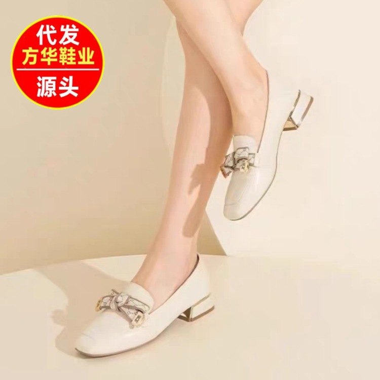 Zapatos individuales de mujer, tacones gruesos, verano de 2026 nuevos zapatos de mujer, zapatos casuales de moda, zapatos de Lefour, zapatos cómodos con suela suave