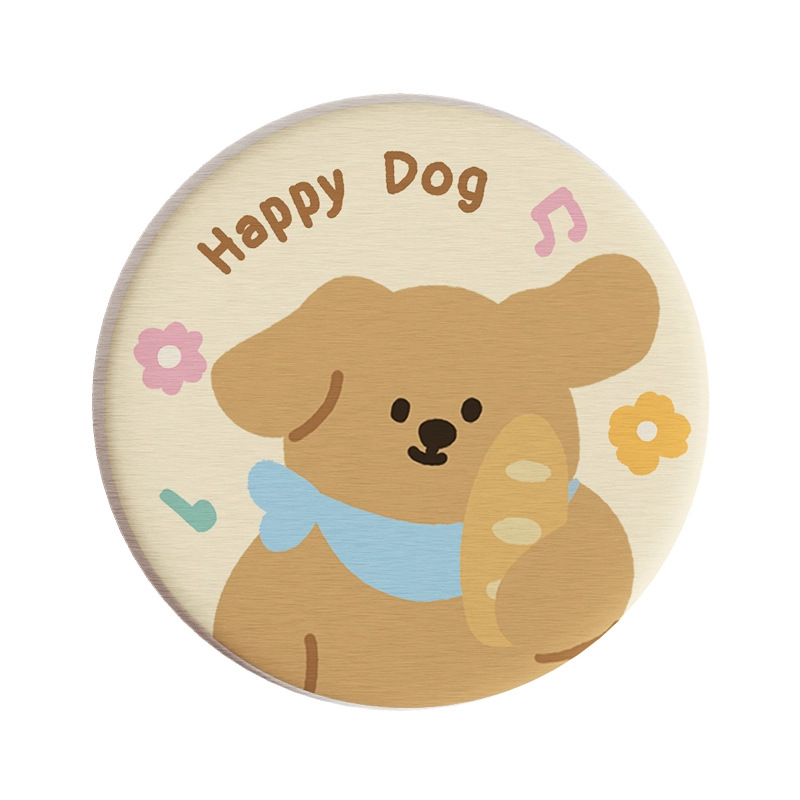 Posavasos de café de oficina de dibujos animados, posavasos de escritorio, posavasos de agua redondos, almohadillas absorbentes de agua de barro de diatomeas, encimera de secado rápido