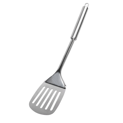 Stainless steel spatula with wooden handle, household simple frying spatula, creative wooden spatula, kitchen utensils, cooking spatula, cooking spatula