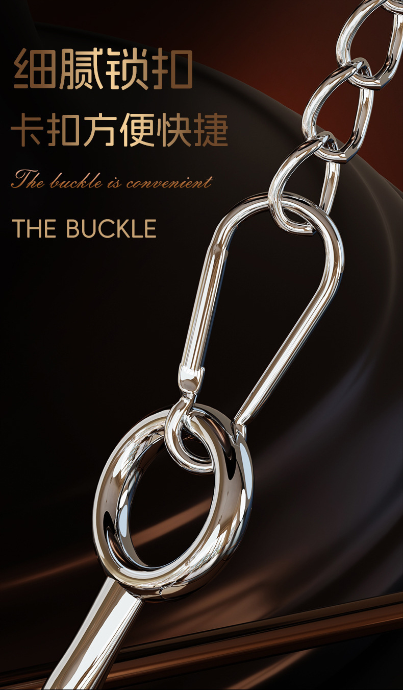 Metal and Leather Bondage Handcuffs with Neck Collar Restraint Set for Couples — detail image 6