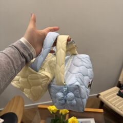 腊肠狗夹棉手拎包大容量拎包天内羽绒发货腋下单肩托特包包
