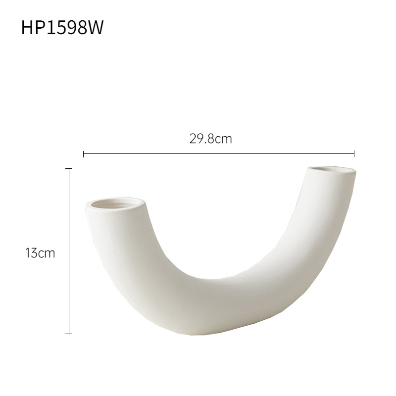 Florero de cerámica retro, decoración, arreglo floral en la sala de estar, flores secas de viento silencioso, arte creativo, flores negras al por mayor