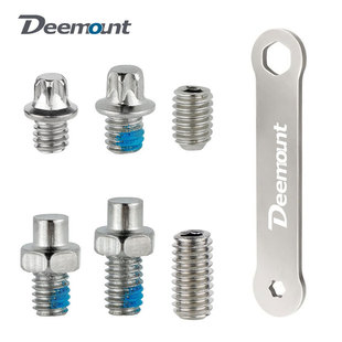 Mountain Bike Pedal Screws Foldableing Bike M4 Flat Head Plum Blossom Head Pedals Road Bike Anti-Slip Fixing Screws