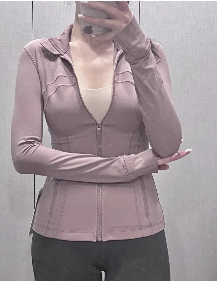 멀버리 퍼플 스탠드 칼라 재킷