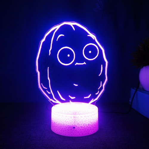 Plants vs. Zombies 3D night light Peashooter peripheral figures bedroom living room LED table lamp manufacturer