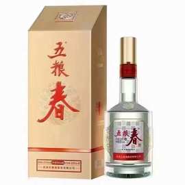 [五粮春二代52度]浓香型白酒整箱6瓶*500ml 自饮商务用酒整箱批发