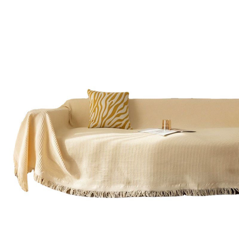Cream beige non-slip sofa, internet celebrity