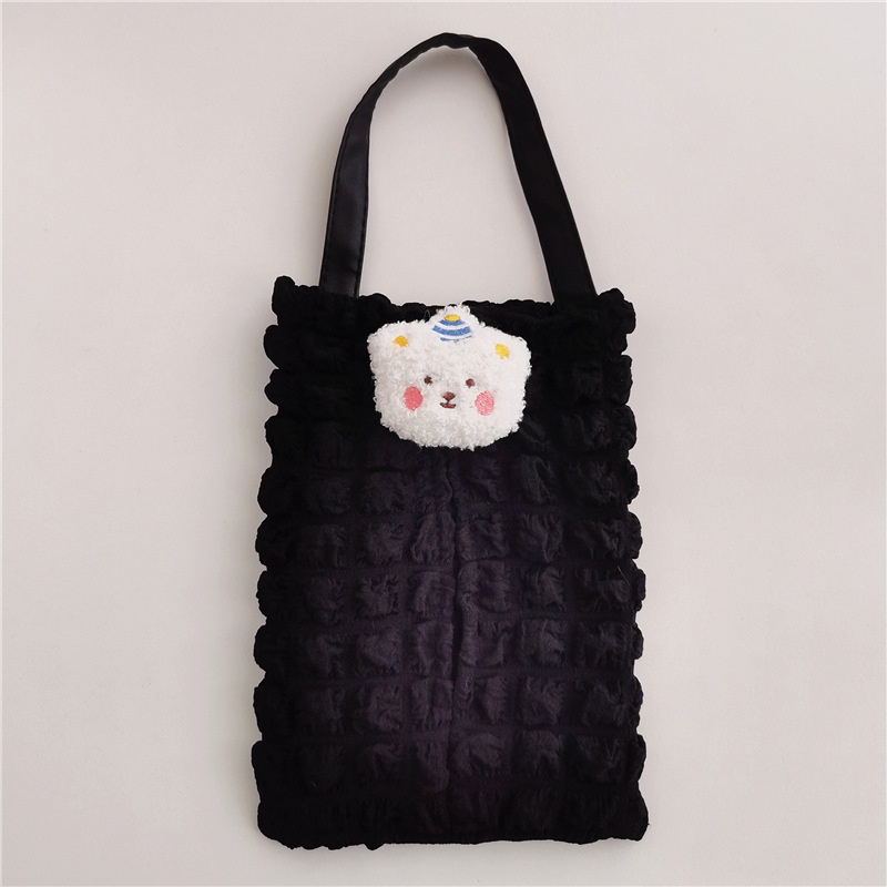 Korean-style cute bear tissue box cover for car seat backs, suitable for babies and children
