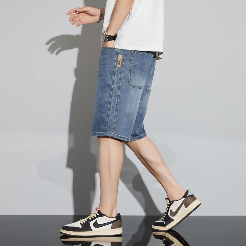 Danbaoni | 2026 Summer Lyocell Men's Denim Shorts Loose Straight Washed Versatile Casual Five-Point Pants Danbaoni | 2026 Summer Lyocell Men's Denim Shorts Loose Straight Washed Versatile Casual Five-Point Pants