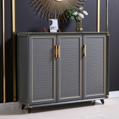 Fls アルミ合金靴キャビネットホームドアモダンシンプルなバルコニー屋外防水日焼け止めシンプルなオールアルミニウム収納キャビネット