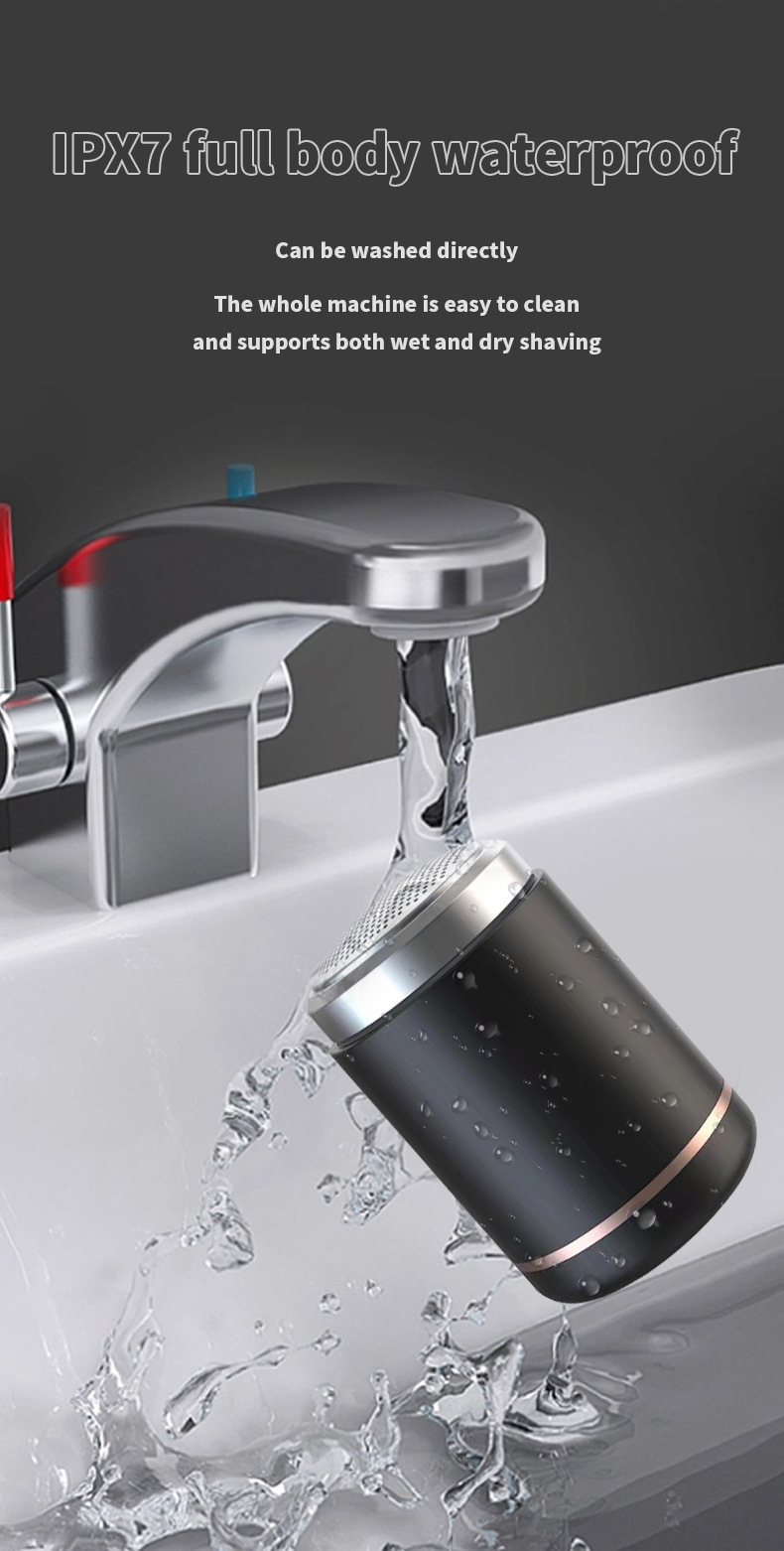 Original Design Explosion heißer Verkauf elektrische Mini Rasierer Kopfwäsche USB Lade Rasierer tragbare Bart Messer Fabrik Großhandel_voghion.com