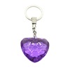 Acrylic keychain heart-shaped for beloved with zipper heart shaped