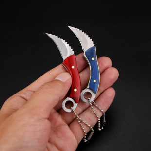 New Small Claw Mini Knife Keychain Hanging Knife Opening Express Knife Package Unpacking Knife Small Gift Eagle Claw Knife