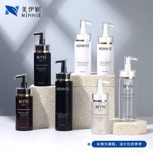 100ml120ml150ml200mlPET cylindrical lotion bottle wash and care bottle hand sanitizer bottle plastic bottle