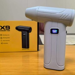 新款暴力涡轮风扇便携充电式usb手持风扇吹吸两用吸尘涡轮吹风机