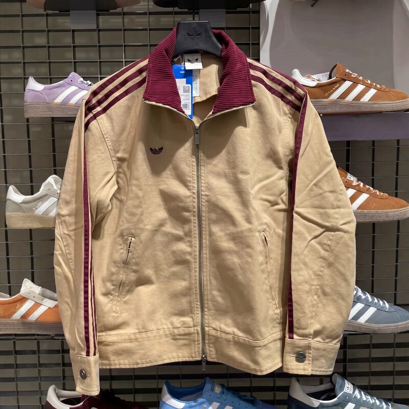 Cross-Border Three-Stripe Stand-Collar Jacket, Unisex, Spring and Autumn Fashion, Loose Fit, Versatile Trendy Coat, Loose Style Cotton Cross-Border Three-Stripe Stand-Collar Jacket, Unisex, Spring and Autumn Fashion, Loose Fit, Versatile Trendy Coat, Loose Style Cotton